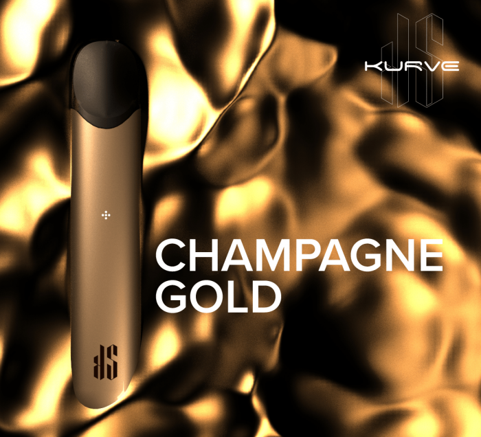 KS Kurve Single Device Champagne Gold