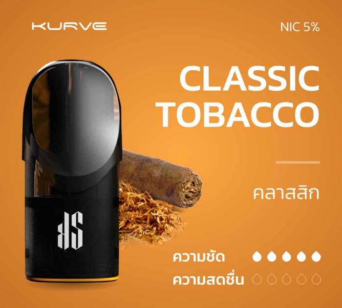 KS Kurve Pod Classic Tobacco
