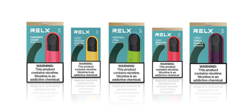 What are RELX Infinity and Zero pods made of?